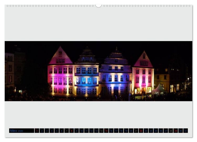 Produktbild: Bielefeld gibt es! Stadtpanoramen Teil 2 (Wandkalender 2026 DIN A2 quer), CALVENDO Monatskalender