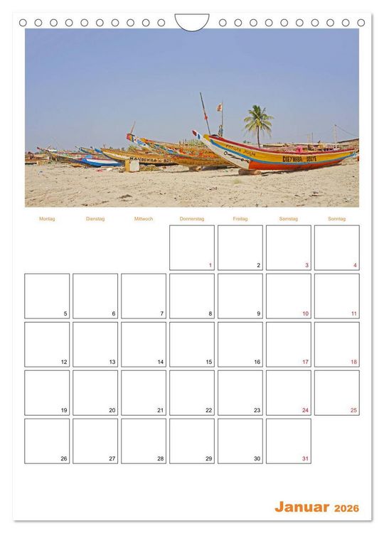 Produktbild: Gambia und Senegal erleben (Wandkalender 2026 DIN A4 hoch), CALVENDO Monatskalender