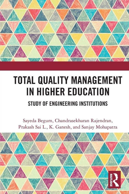 Produktbild: Total Quality Management in Higher Education