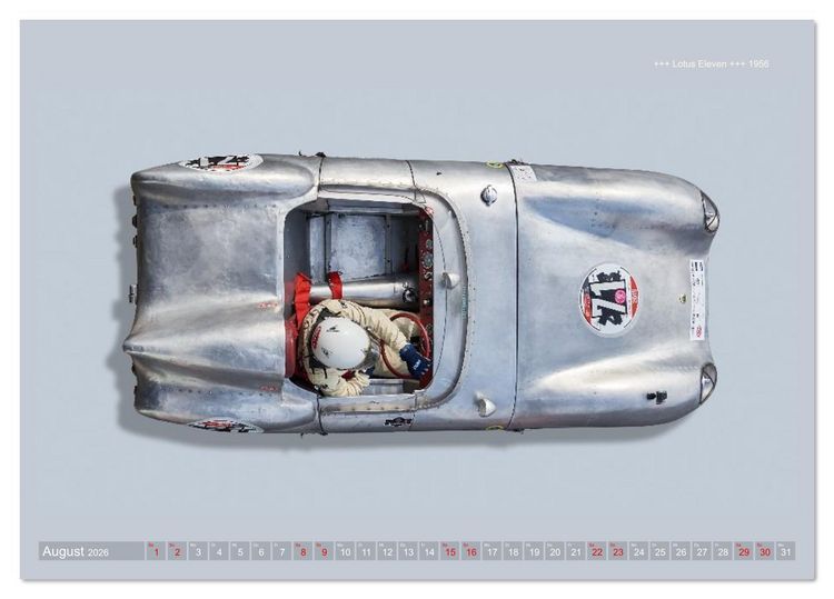 Produktbild: Two-Seater Racing Cars 1950-1960 (Tischkalender 2026 DIN A5 quer), CALVENDO Monatskalender