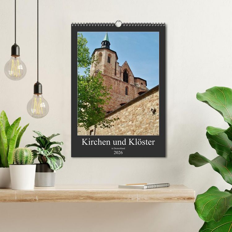 Produktbild: Kirchen und Kl&ouml;ster in Deutschland (Wandkalender 2026 DIN A3 hoch), CALVENDO Monatskalender