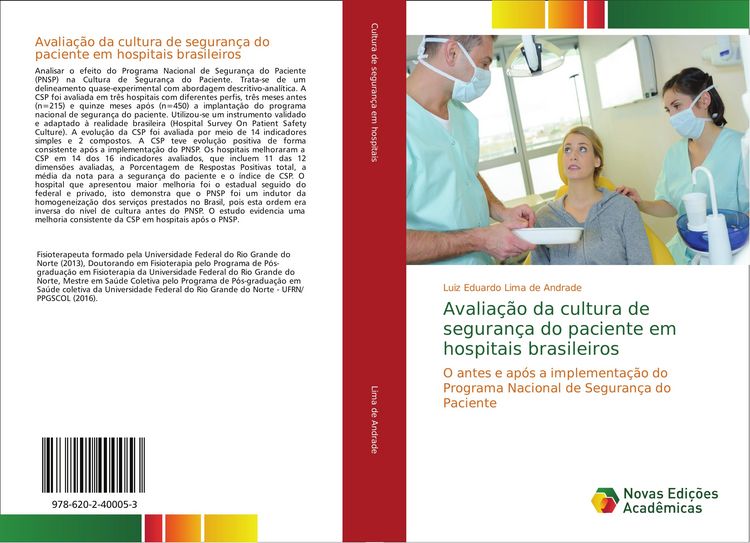Produktbild: Avalia&ccedil;&atilde;o da cultura de seguran&ccedil;a do paciente em hospitais brasileiros