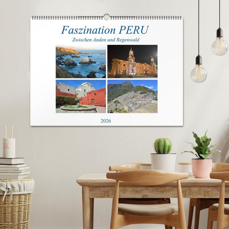 Produktbild: Faszination PERU, zwischen Anden und Regenwald (Wandkalender 2026 DIN A2 quer), CALVENDO Monatskalender
