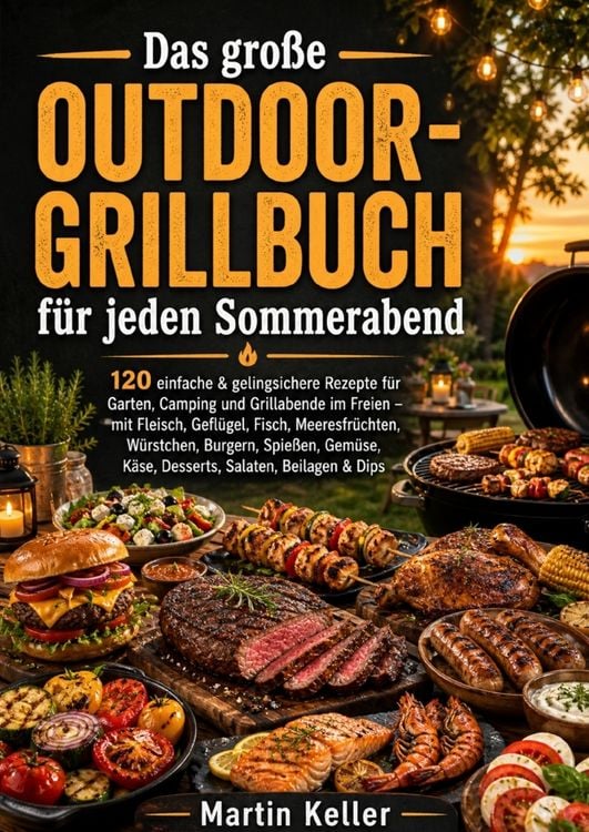 Produktbild: Das gro&szlig;e Outdoor-Grillbuch f&uuml;r jeden Sommerabend