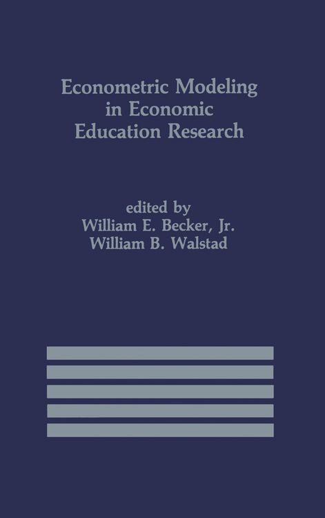 Produktbild: Econometric Modeling in Economic Education Research