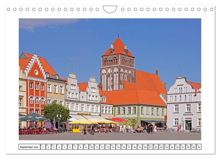 Produktbild: Hansest&auml;dte in Norddeutschland (Wandkalender 2026 DIN A4 quer), CALVENDO Monatskalender
