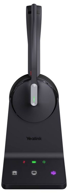 Produktbild: Yealink Headset WH64 Dual Teams On Ear Headset Schwarz