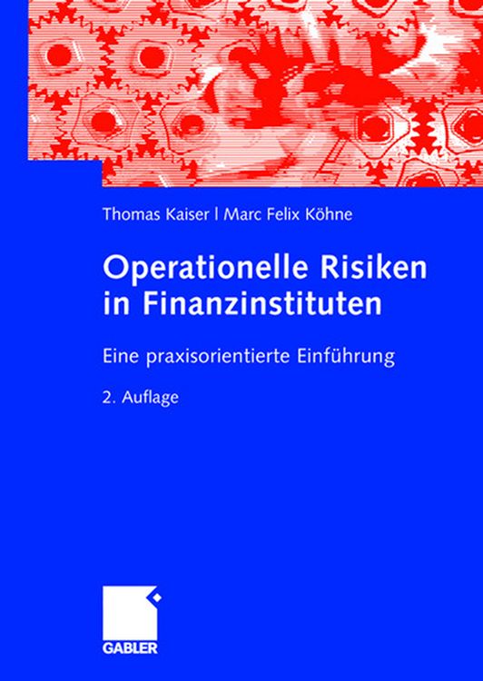 Produktbild: Operationelle Risiken in Finanzinstituten