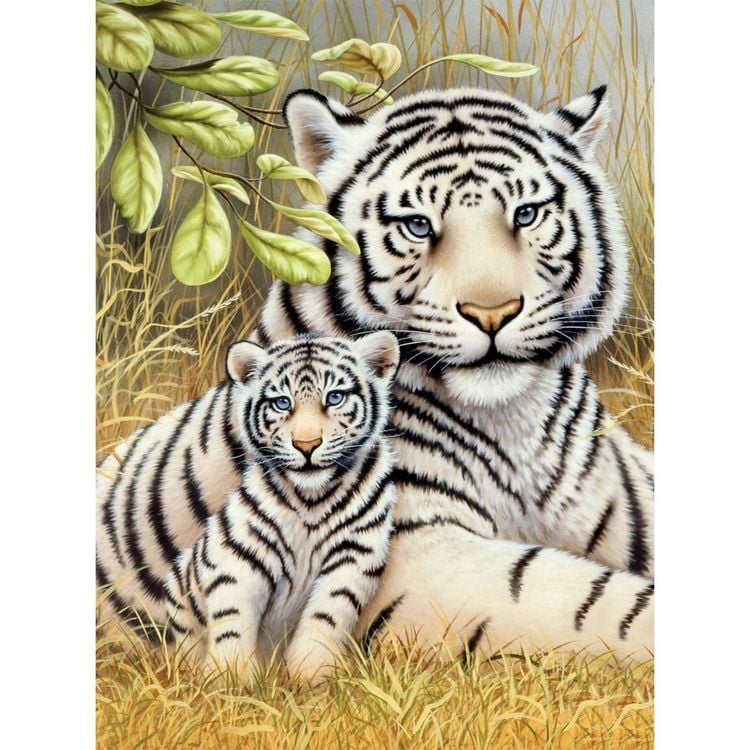 Produktbild: PRACHT Malen nach Zahlen Junior Tiger 33x24cm