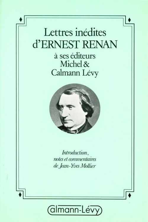 Produktbild: Lettres inedites d ernest renan a