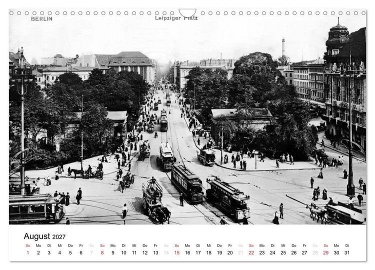 Produktbild: Gr&uuml;&szlig;e aus dem alten Berlin (Wandkalender 2027 DIN A3 quer), CALVENDO Monatskalender