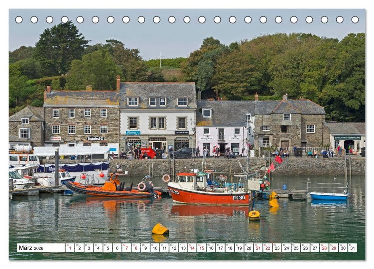 Produktbild: Faszinierende Ansichten von Cornwall (Tischkalender 2026 DIN A5 quer), CALVENDO Monatskalender