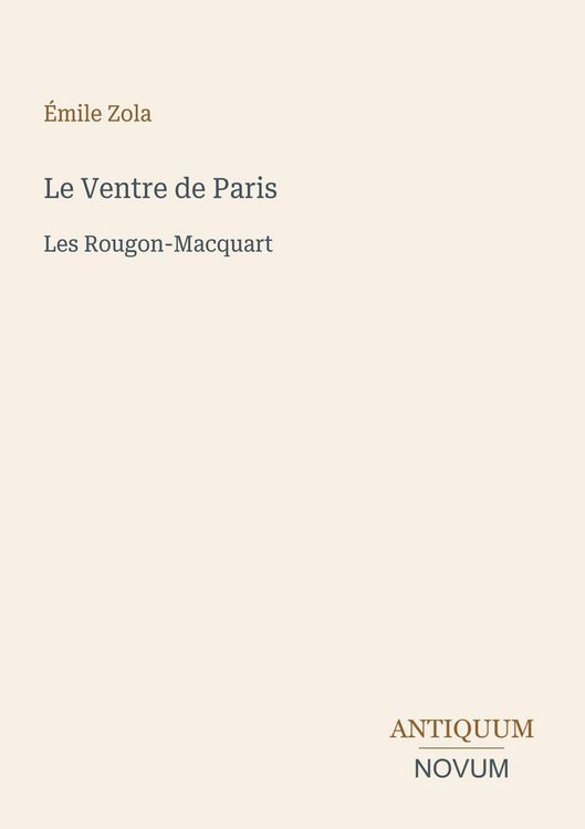 Produktbild: Le Ventre de Paris