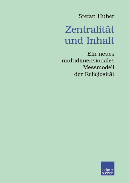 Produktbild: Zentralität und Inhalt