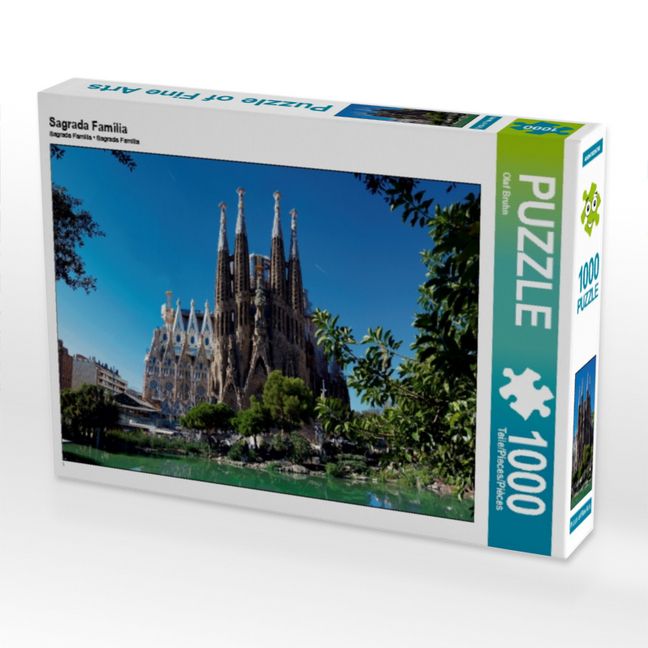 Produktbild: CALVENDO Puzzle Sagrada Fam&iacute;lia | 1000 Teile Lege-Gr&ouml;&szlig;e 64x48cm Foto-Puzzle f&uuml;r gl&uuml;ckliche Stunden