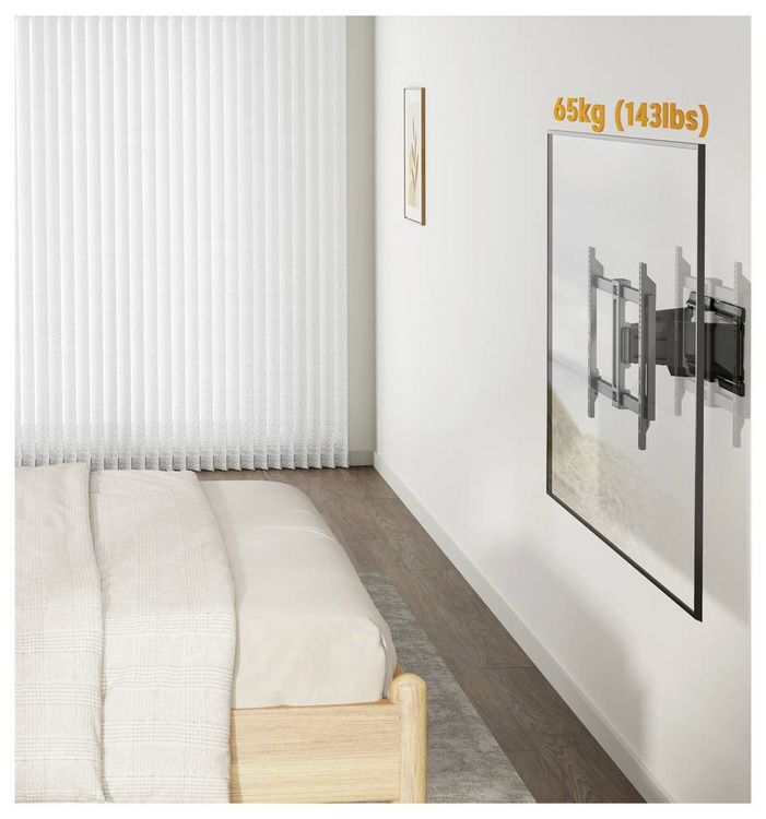Produktbild: SpeaKa Professional SP-TVM-1400 TV-Wandhalterung 127,0 cm (50") - 254,0 cm (100") Neigbar, Schwenkbar