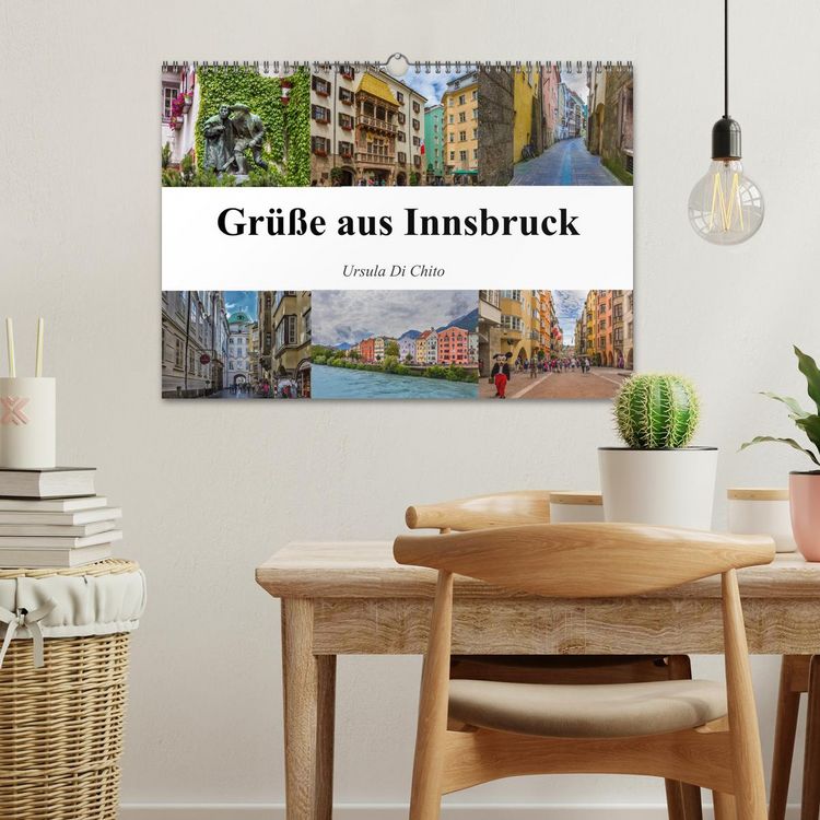 Produktbild: Gr&uuml;&szlig;e aus Innsbruck (Wandkalender 2026 DIN A3 quer), CALVENDO Monatskalender