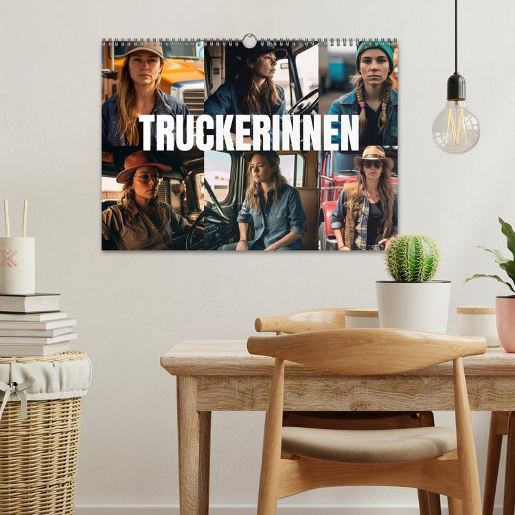 Produktbild: Truckerinnen (Wandkalender 2026 DIN A3 quer), CALVENDO Monatskalender