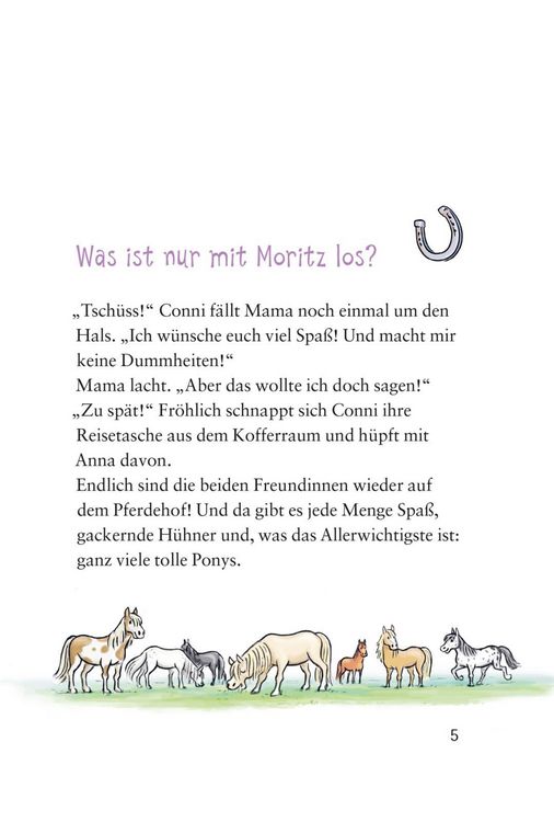 Produktbild: Conni Erz&auml;hlb&auml;nde 42: Conni und die wilden Pferde