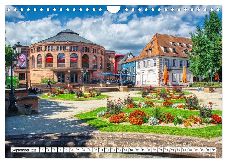 Produktbild: Haguenau - eine Perle im Nordelsass (Wandkalender 2026 DIN A4 quer), CALVENDO Monatskalender