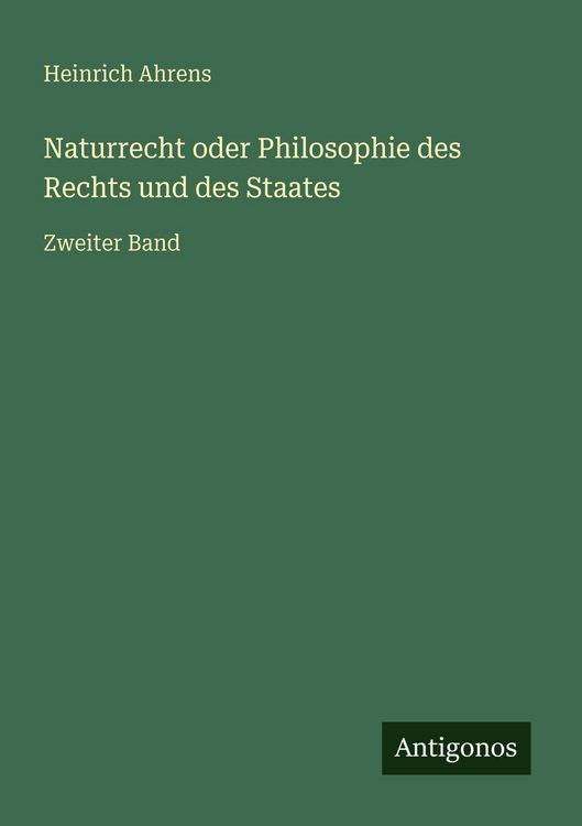 Produktbild: Naturrecht oder Philosophie des Rechts und des Staates