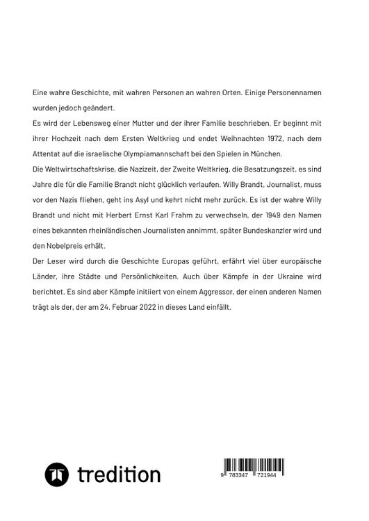 Produktbild: Schicksalsjahre einer Mutter