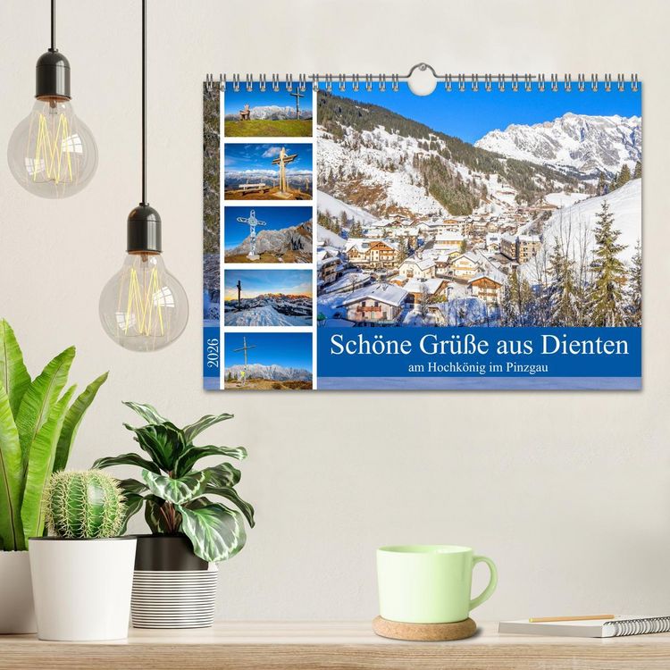 Produktbild: Sch&ouml;ne Gr&uuml;&szlig;e aus Dienten (Wandkalender 2026 DIN A4 quer), CALVENDO Monatskalender