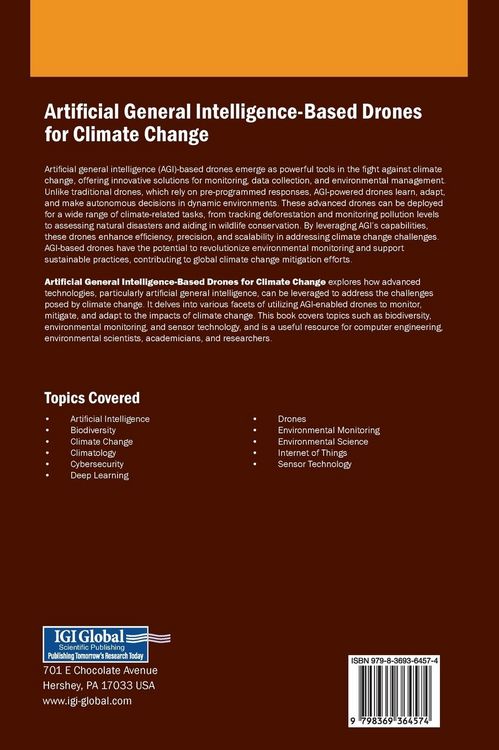 Produktbild: Artificial General Intelligence-Based Drones for Climate Change