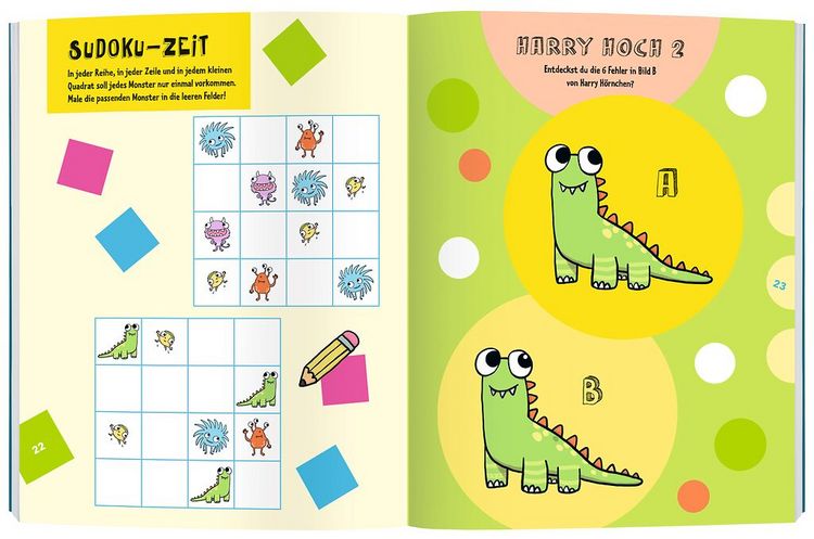 Produktbild: Das total verr&uuml;ckte Monster-Mitmachbuch