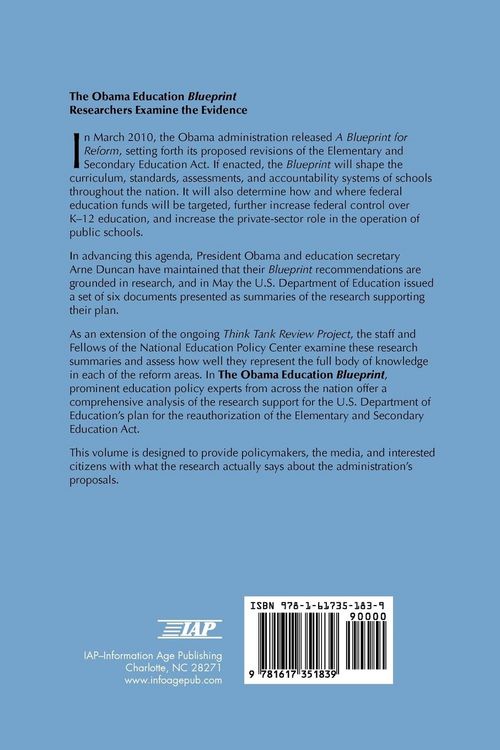 Produktbild: The Obama Education Blueprint