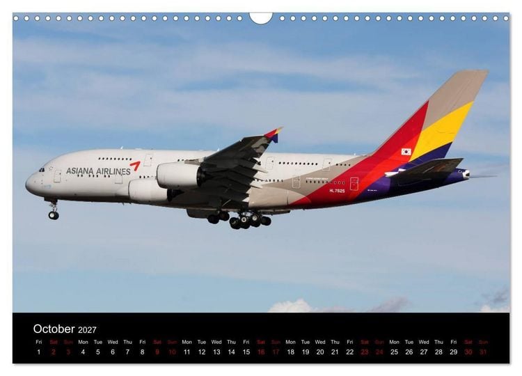 Produktbild: A380 SuperJumbo (Wall Calendar 2027 DIN A3 landscape), CALVENDO 12 Month Wall Calendar