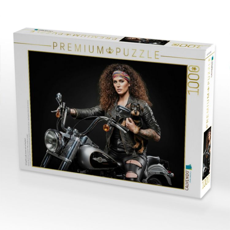 Produktbild: CALVENDO Puzzle Auf geht's Lady, lassen wir es krachen! | 1000 Teile Lege-Gr&ouml;&szlig;e 64x48cm Foto-Puzzle f&uuml;r gl&uuml;ckliche Stunden