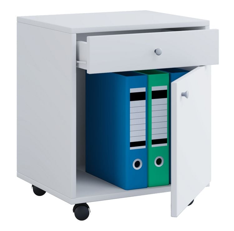 Produktbild: Holz Rollcontainer B&uuml;rocontainer Schublade Masola