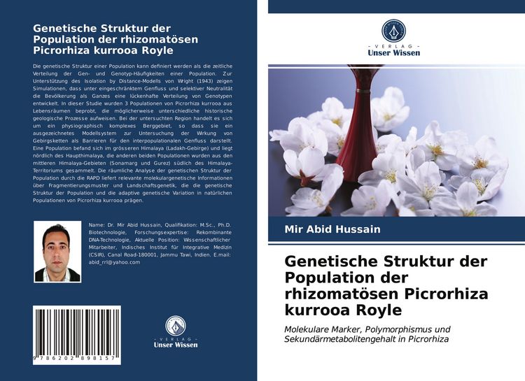 Produktbild: Genetische Struktur der Population der rhizomat&ouml;sen Picrorhiza kurrooa Royle