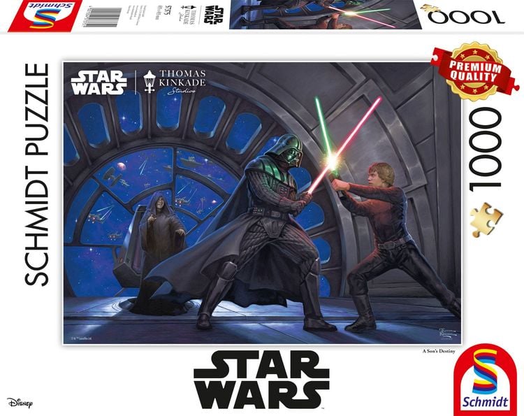 Produktbild: Lucas Film, Star Wars, A Son s Destiny, Thomas Kinkade Puzzle 1.000 Teile - LUCAS FILM