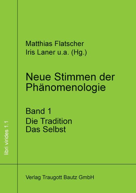 Produktbild: Neue Stimmen der Ph&auml;nomenologie, Band 1