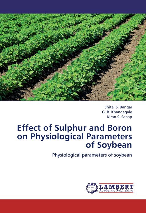 Produktbild: Effect of Sulphur and Boron on Physiological Parameters of Soybean