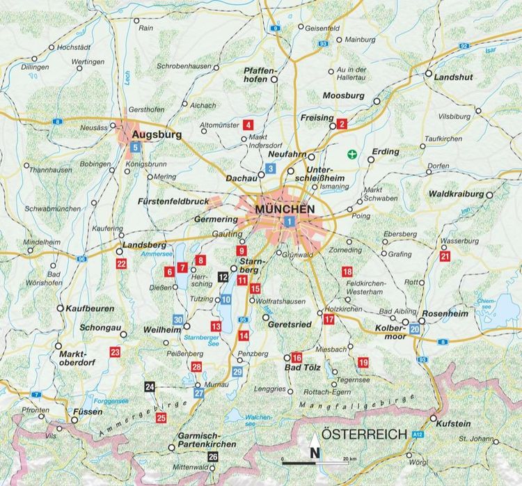Radtouren am Wasser München & Umgebung