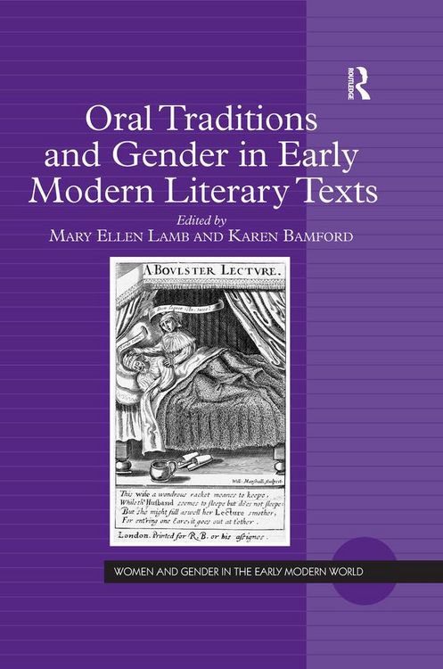 Produktbild: Oral Traditions and Gender in Early Modern Literary Texts