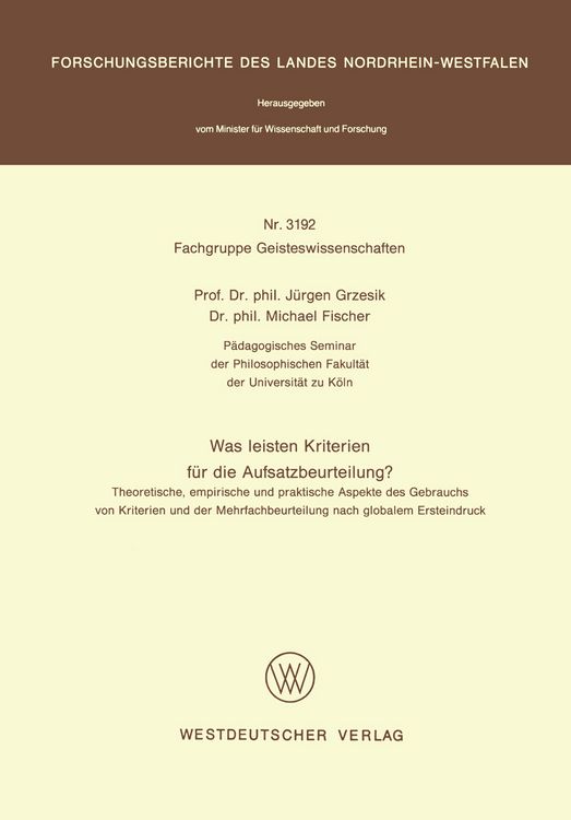 Produktbild: Was leisten Kriterien f&uuml;r die Aufsatzbeurteilung?