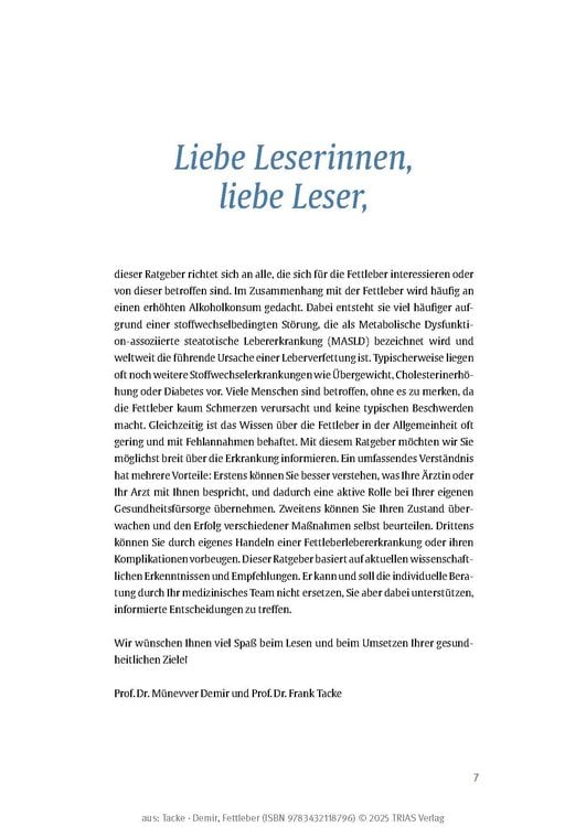 Expertenwissen: Fettleber