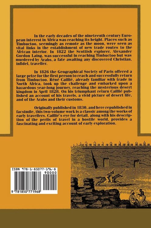 Produktbild: Travels Through Central Africa to Timbuctoo