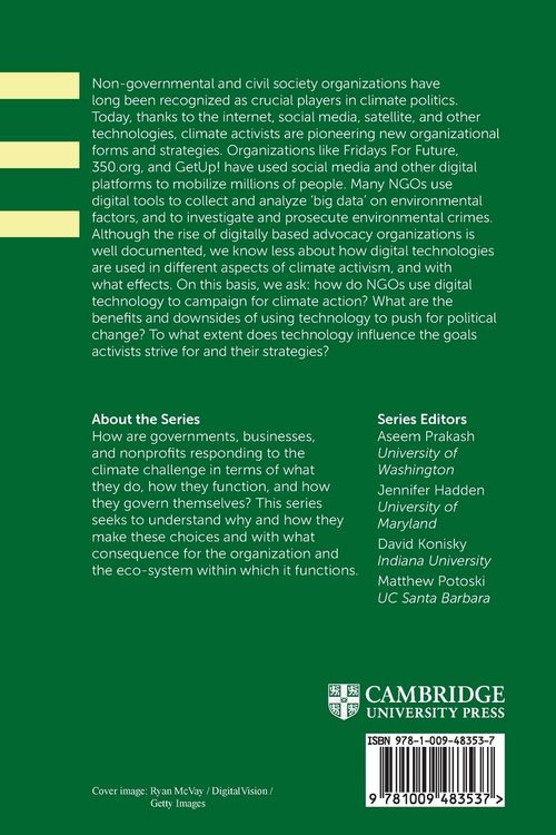 Produktbild: Climate Activism, Digital Technologies, and Organizational Change