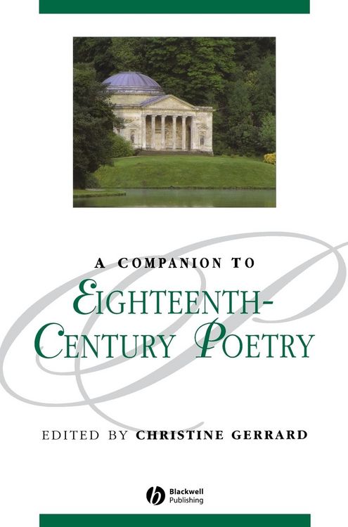 Produktbild: A Companion to Eighteenth-Century Poetry