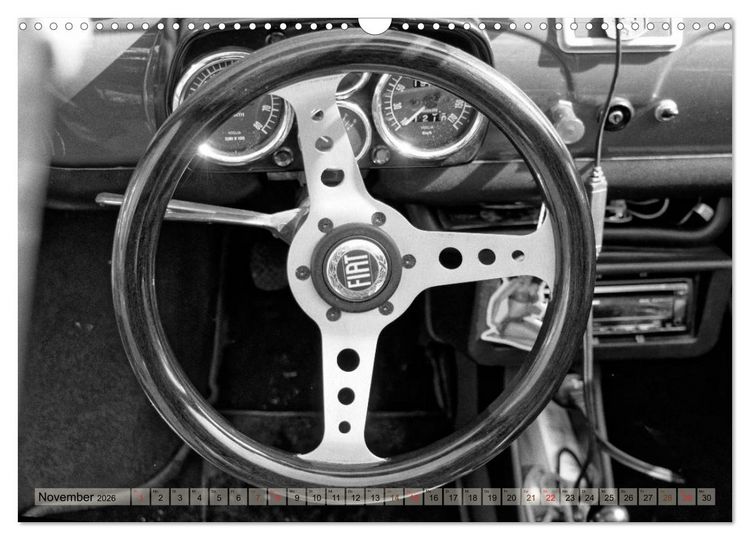 Produktbild: il Cinquecento - Details im Fokus - im Look eines legend&auml;ren Analogfilms (Wandkalender 2026 DIN A3 quer), CALVENDO Monatskalender