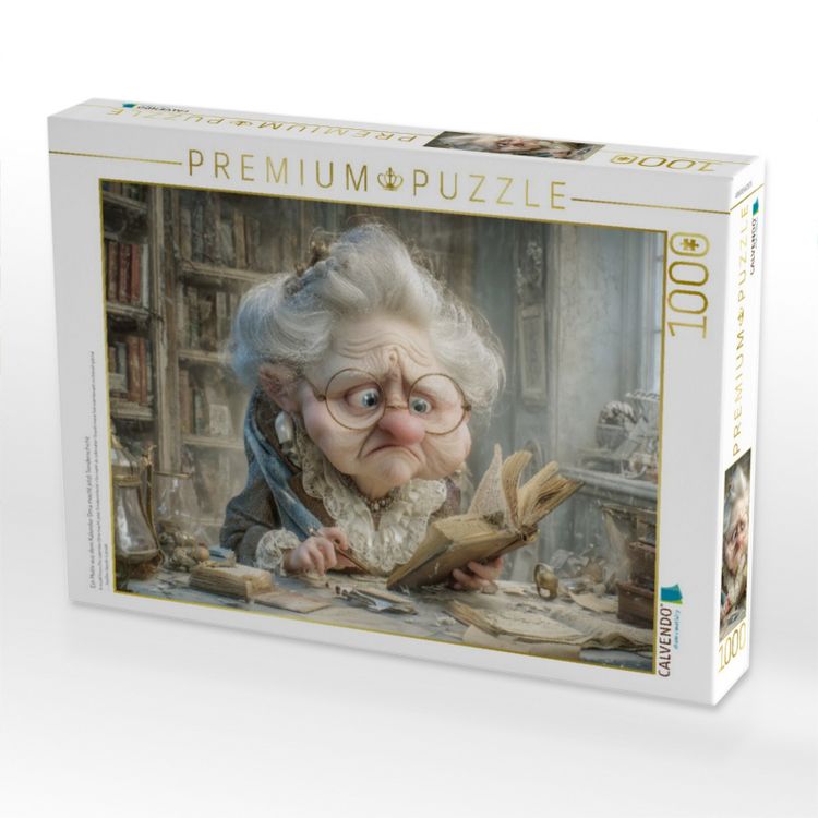 Produktbild: CALVENDO Puzzle Ein Motiv aus dem Kalender Oma macht jetzt Sonderschicht | 1000 Teile Lege-Gr&ouml;&szlig;e 64x48cm Foto-Puzzle f&uuml;r gl&uuml;ckliche Stunden