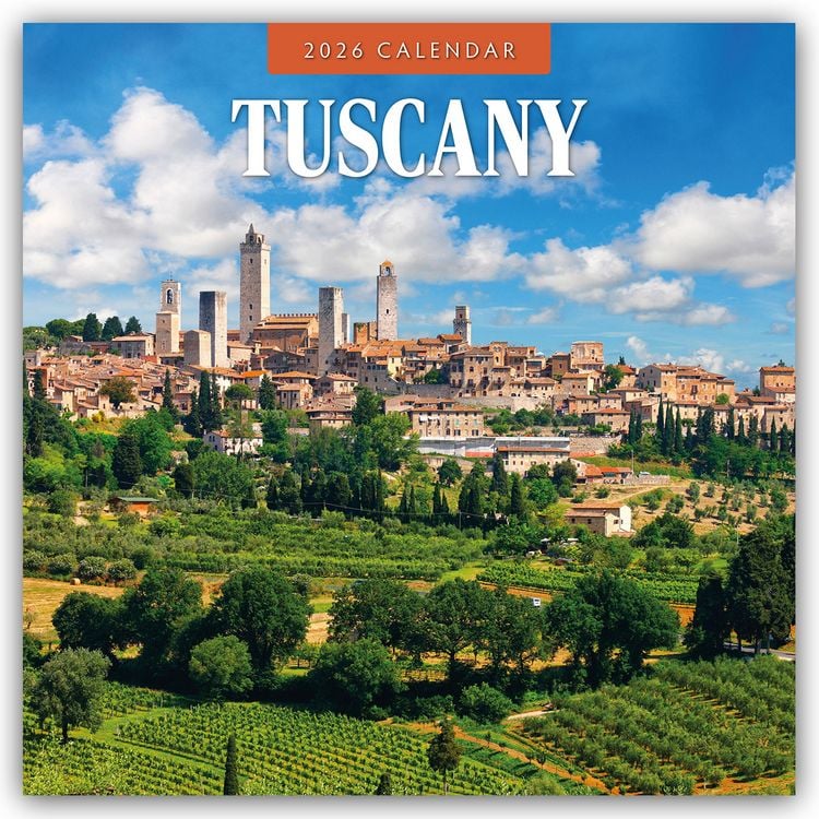 Produktbild: Tuscany – Toskana 2026 – 16-Monatskalender