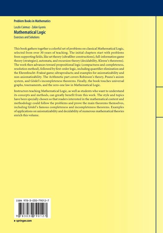 Produktbild: Mathematical Logic