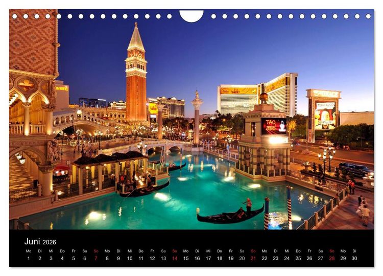 Produktbild: Las Vegas (Wandkalender 2026 DIN A4 quer), CALVENDO Monatskalender