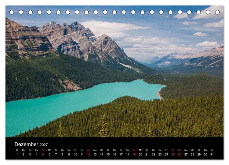 Produktbild: Das "gr&uuml;ne" Nordamerika - Kanada und USA (Tischkalender 2027 DIN A5 quer), CALVENDO Monatskalender